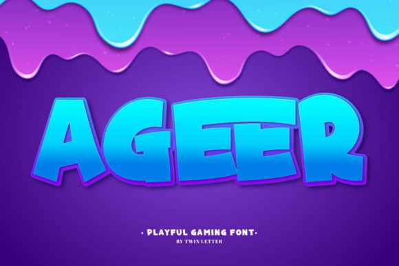 Ageer: A Playful Display Font