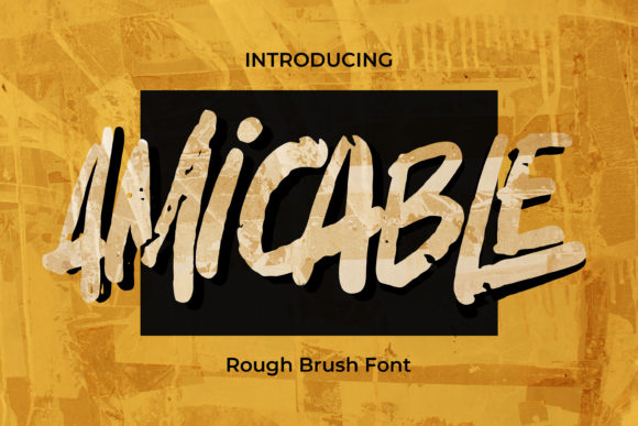 Amicable Font: Bold & Stylish Display Type
