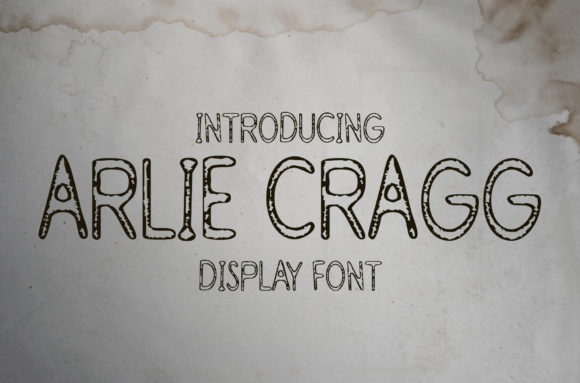 Arlie Cragg: A Bold Display Font
