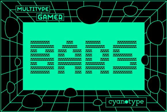 Bars: A Pixelated Display Font