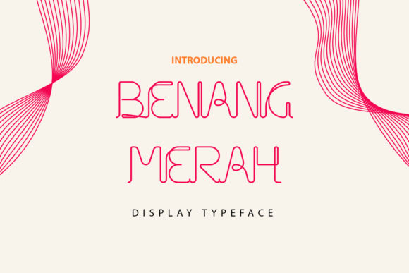 Benang Merah: A Fun Font for Business Branding