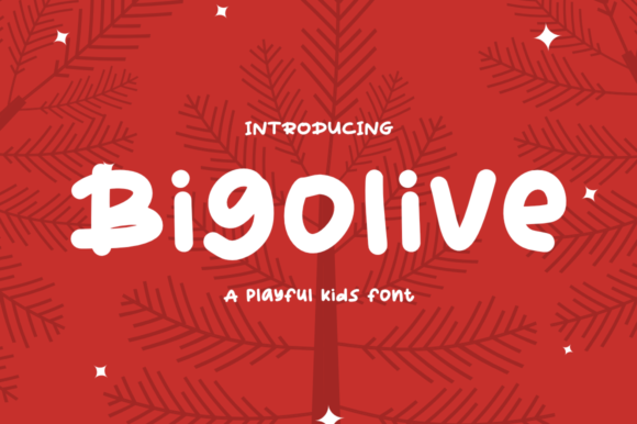 Bigolive Font for Creative Projects