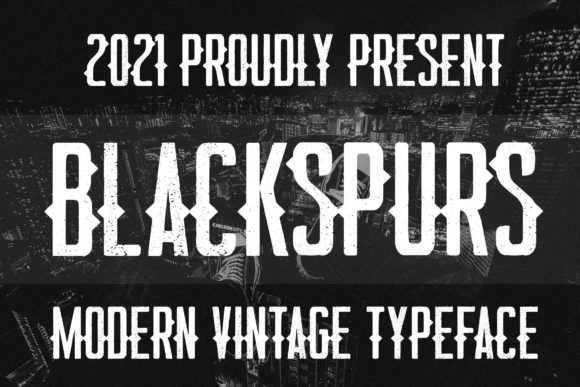 Blackspurs: Bold Display Font for Creative Projects