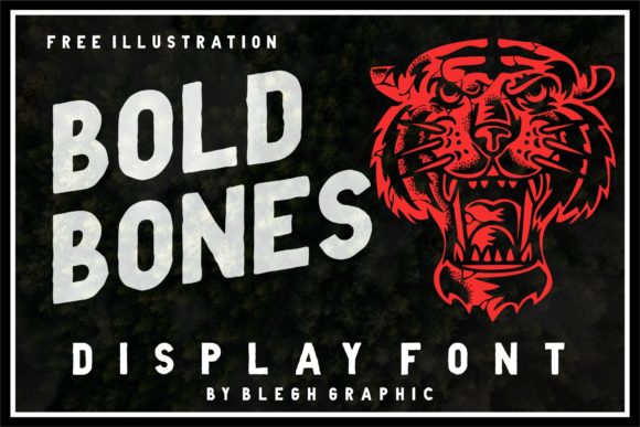 Bold Bones Font for Creative Makers