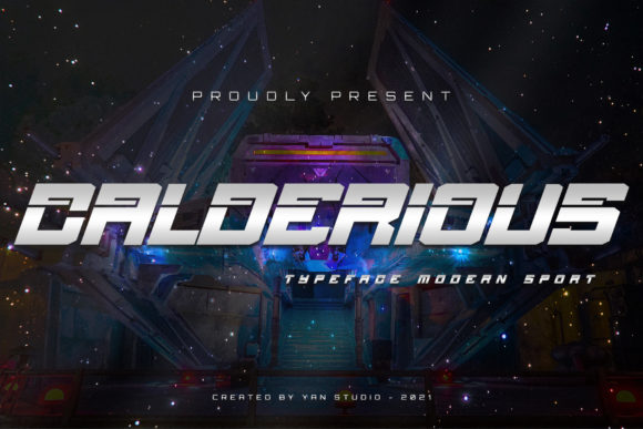 Calderious: A Bold Display Font for Web Design