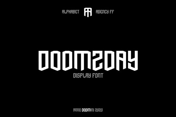 Doomzday: Bold Display Font