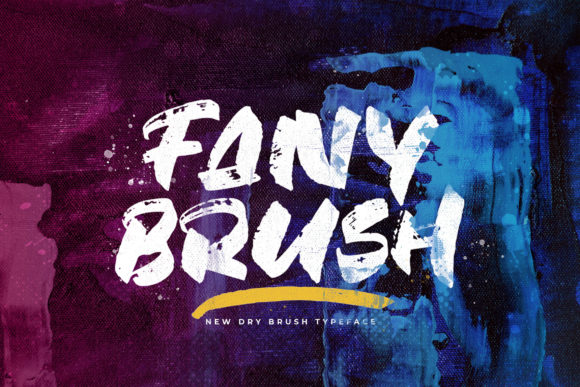 Fany Brush: A Handwritten Font for Creative Projects