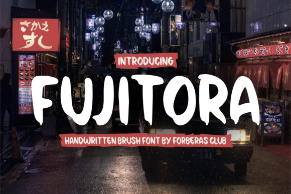 Fujitora: A Fun Display Font