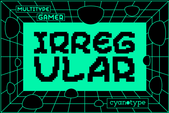 Gamer Irregular Font for Bold Design
