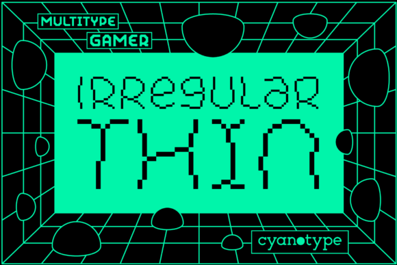 Gamer Irregular Thin Font