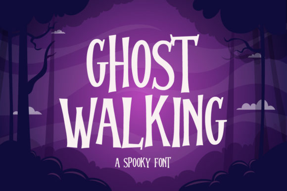 Ghost Walking: A Spooky Font for Creative Projects