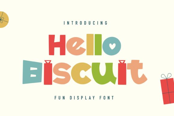 Hello Biscuit: A Bold, Playful Display Font