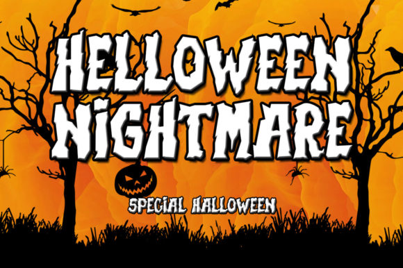 Helloween Nightmare Font for Business