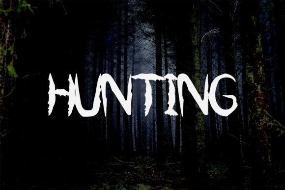 Hunting: A Bold Display Font