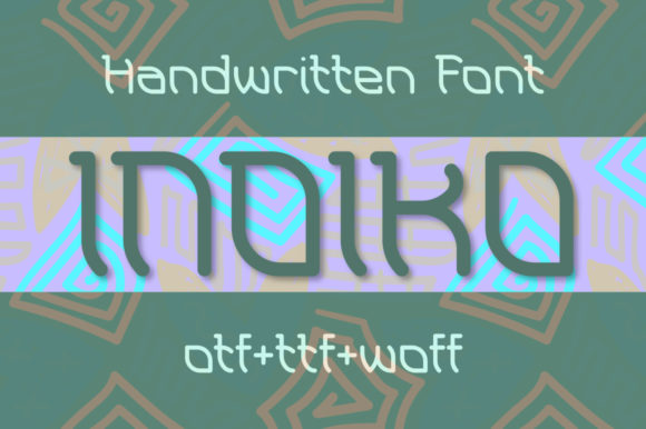 Indiko: A Chic Display Font for Creative Projects