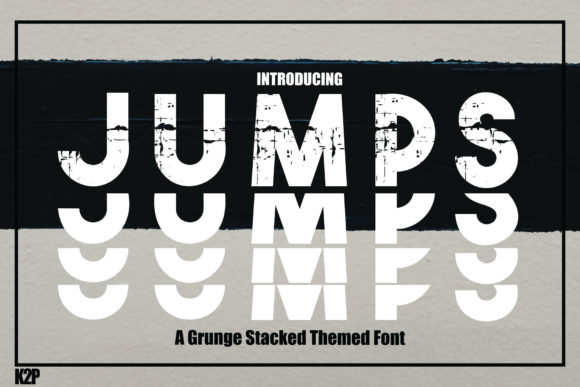 Jumps: A Bold Font for Creative Makers