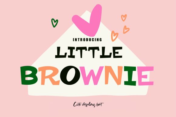 Little Brownie Font for Creative Publishing