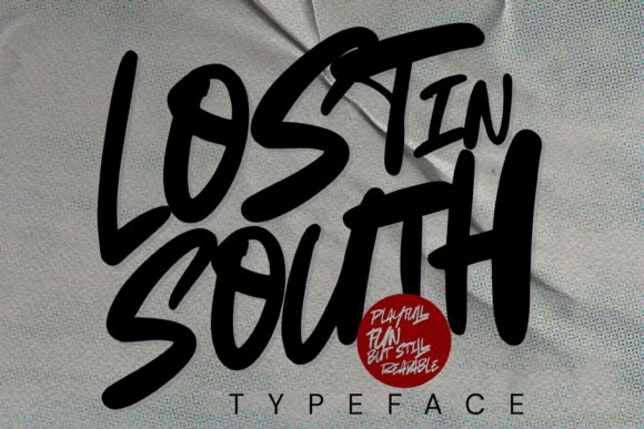 Lost in South: A Bold Font for Creative Projects