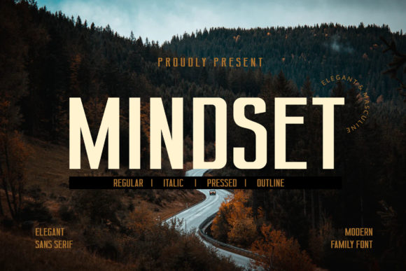 Mindset: A Bold Display Font