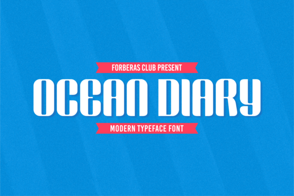 Ocean Diary: A Font for Business Brilliance