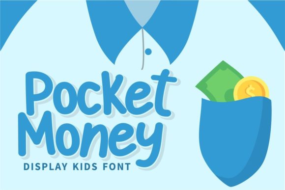 Pocket Money Font for Web Design