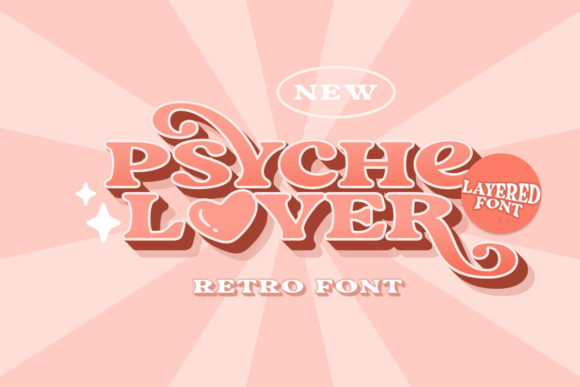 Psyche Lover Font: Retro Style for Creative Makers