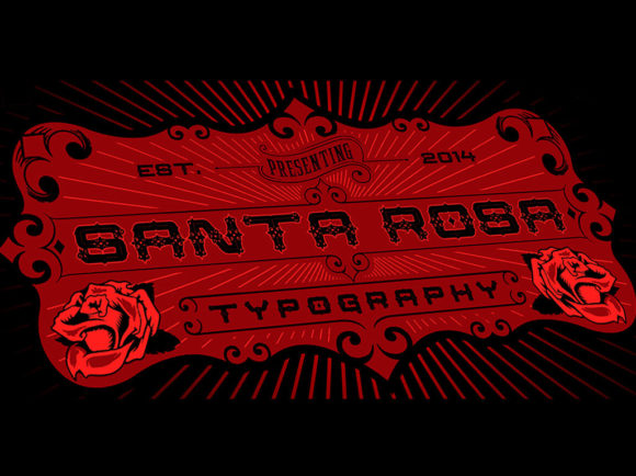 Santa Rosa Font: Western Style for Craft Creations