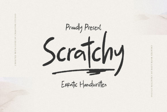 Scratchy: A Bold, Edgy Display Font