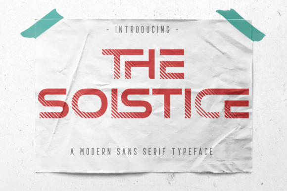 The Solstice Font