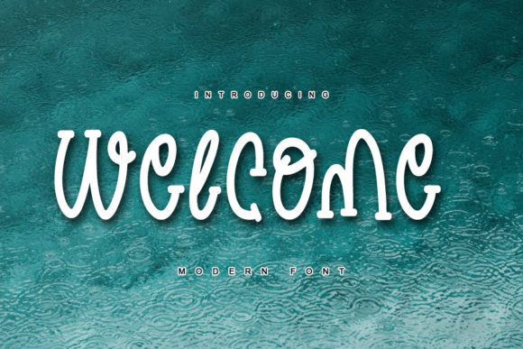 Welcome: A Whimsical Font for Creative Makers